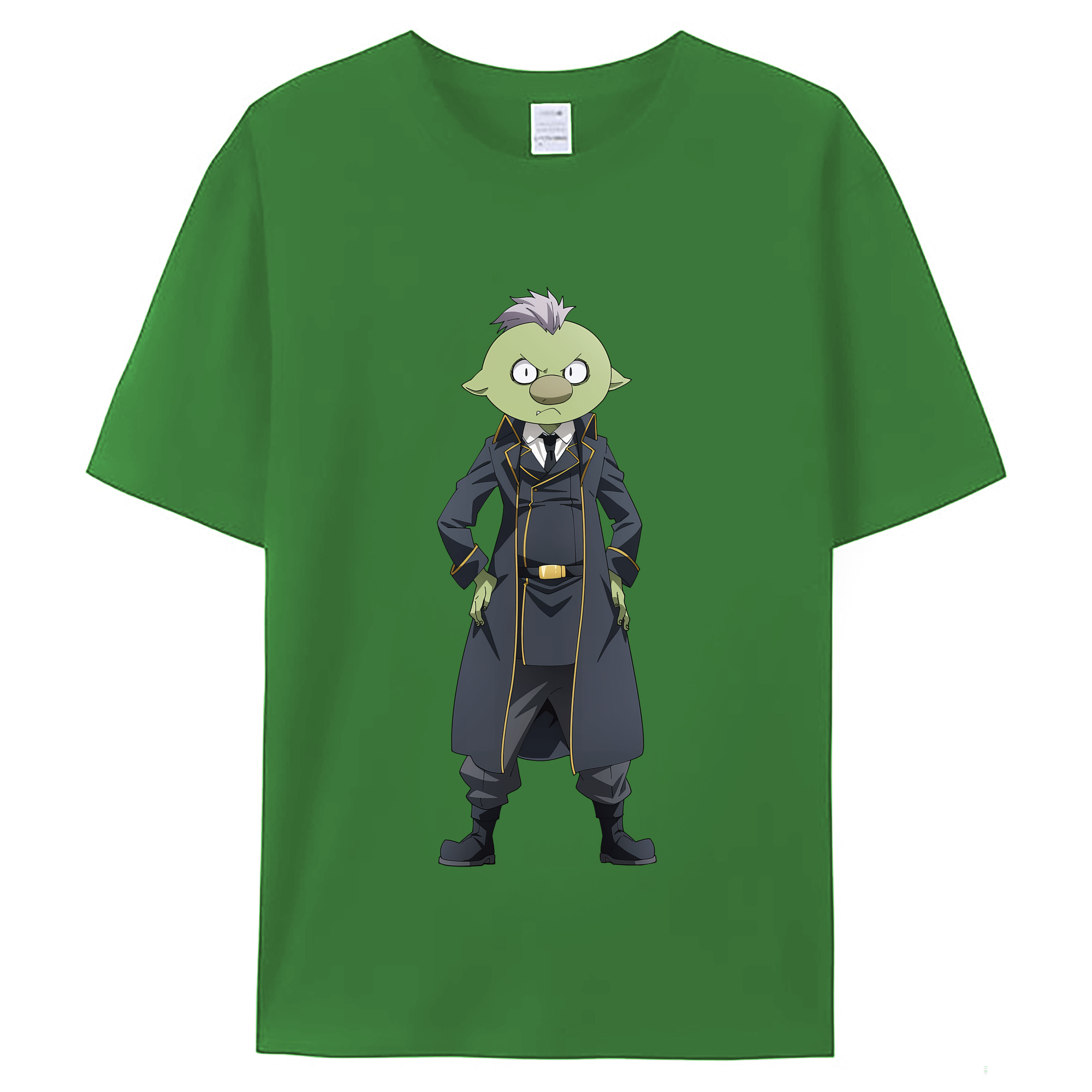 （画像用） 転スラ Regarding Reincarnated to Slime レディースカジュアルプリントTシャツ（綿100％）